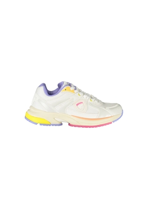 Blauer White Polyester Sneaker - EU36/US6