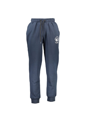 La Martina Blue Cotton Pant - M