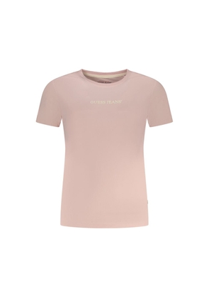 Pink Cotton Tops & T-Shirt - L
