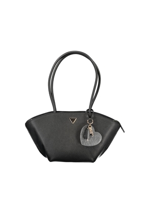Guess Jeans Black Polyethylene Handbag