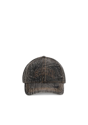 DENIM COTTON WASHED CAP - UNI