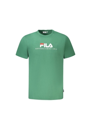 Green Cotton T-Shirt - XL