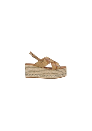 Alviero Martini Prima Classe Beige Polyethylene Sandal - EU39/US9