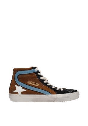 Golden Goose Brown Leather High Tops - EU40/US7