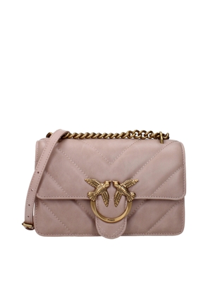 PINKO Pink Leather Crossbody Bags