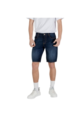 Armani Exchange Blue Cotton Bermuda - W29