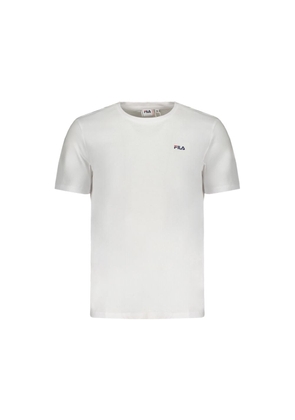 White Cotton T-Shirt - S