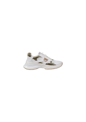 PINKO White Leather Sneaker - EU36/US6