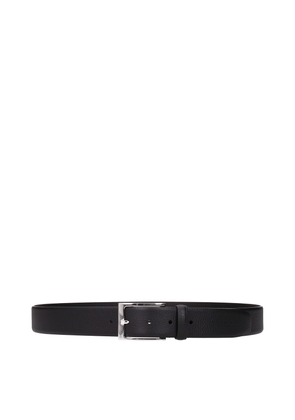 Black Leather Regular Belts - 100 cm / 40 Inches