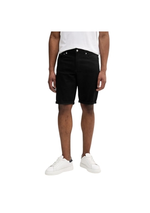 Calvin Klein Jeans Black Cotton Bermuda - W31