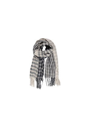 Gray Recycled Polyester Scarf - One Size