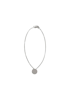 MM6 Necklace with round plaque - One Size