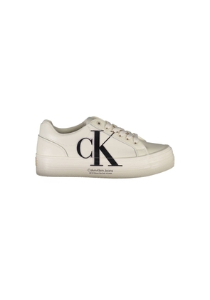 White Polyester Sneaker - EU40/US10
