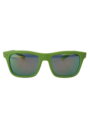 Dolce & Gabbana Green Rubber Full Rim Frame Shades DG6095 Acid Sunglasses