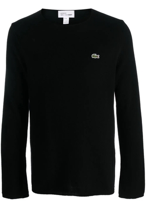 intarsia-knit logo wool jumper - XS GREY