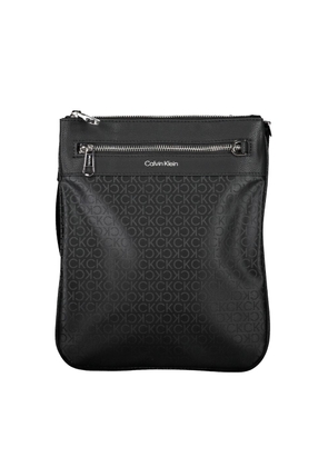 Black Polyester Shoulder Bag