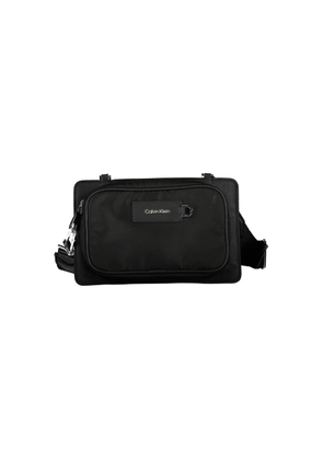 Black Polyester Shoulder Bag