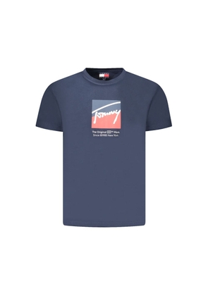 Tommy Hilfiger Blue Cotton T-Shirt - M