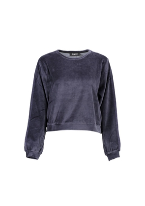 Blue Cotton Sweater - S