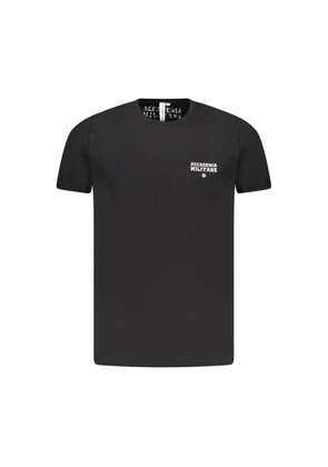 Black Cotton T-Shirt - S