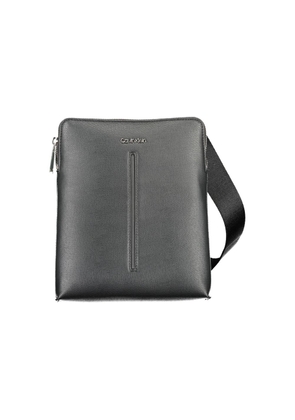 Black Polyester Shoulder Bag