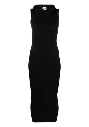 Fatal cut-out midi dress - XS BLACK