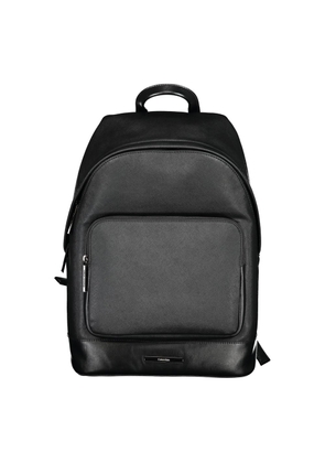 Black Polyester Backpack