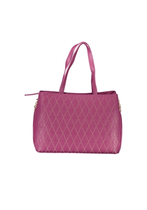 Purple Polyethylene Handbag