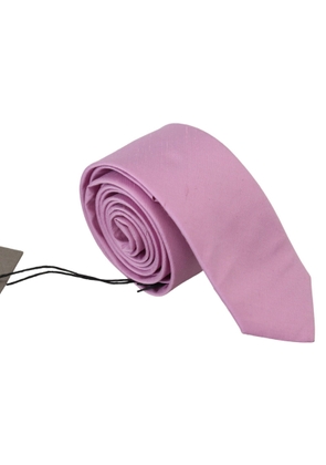 Daniele Alessandrini Pink Classic  Necktie Accessory Silk Tie