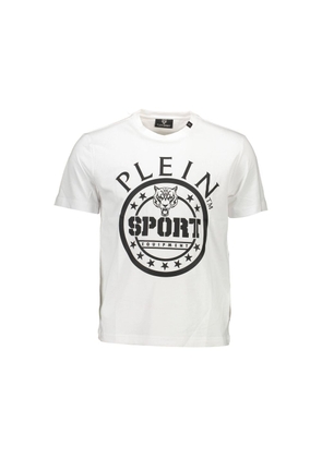 White Cotton T-Shirt - S