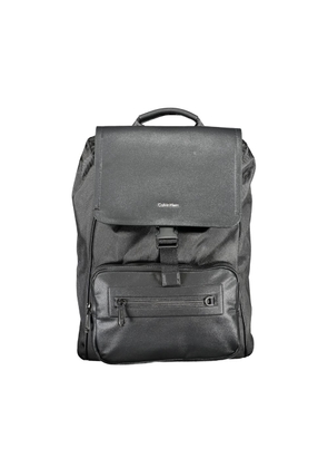 Black Polyester Backpack