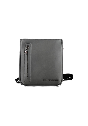 Black Polyethylene Shoulder Bag
