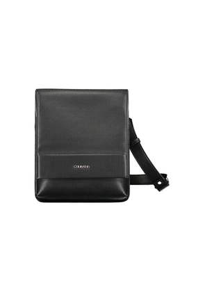 Black Polyester Shoulder Bag