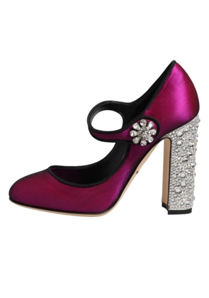 Dolce & Gabbana Pink Embellished High Heels Pumps Shoes - EU35/US4.5