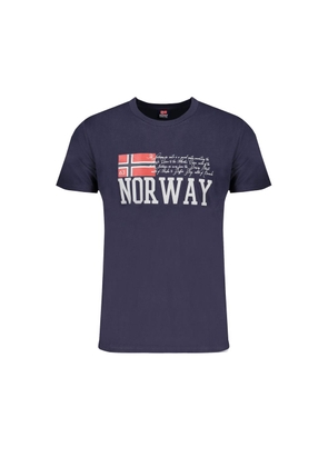 Blue Cotton T-Shirt - L