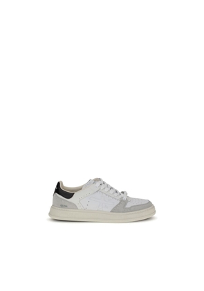 Premiata White Calf Leather Bos Taurus Low Top Sneakers - EU43/US10