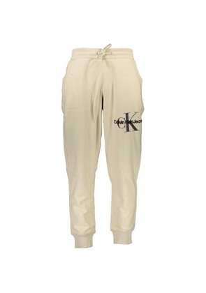 Calvin Klein Beige Cotton Pant - XL