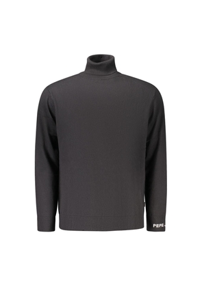 Pepe Jeans Black Cotton Sweater - S