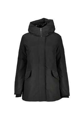 Black Cotton Jackets & Coat - XL