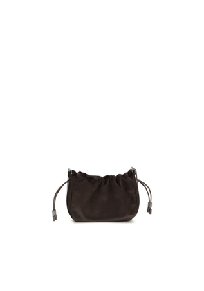 Brunello Cucinelli Brown Fur Shoulder Bag