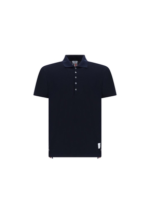 Thom Browne Blue Cotton Polo Shirt - 2