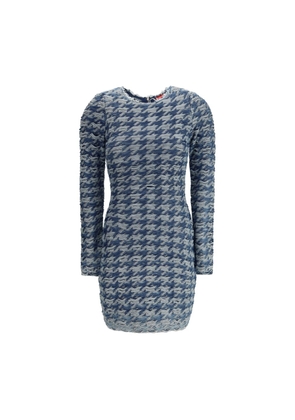 Diesel Blue Cotton Casual Dress - M