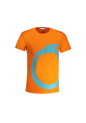 Orange Cotton T-Shirt - S