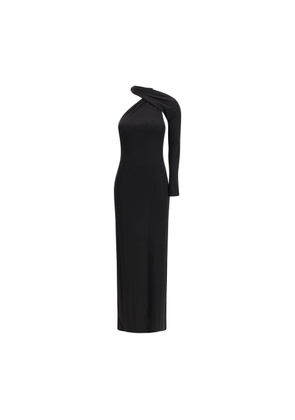 Courrèges Black Viscose Cocktail Dress - M