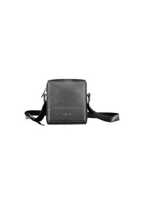 Black Polyester Shoulder Bag