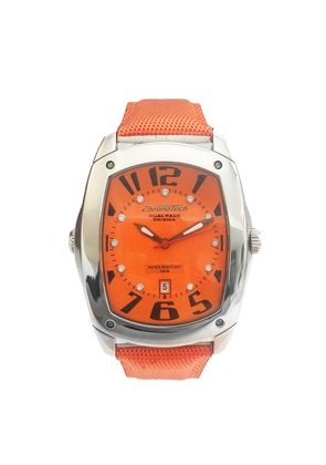 Orange Leather Watch
