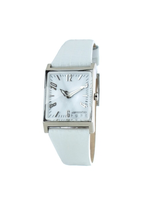 White Leather Watch