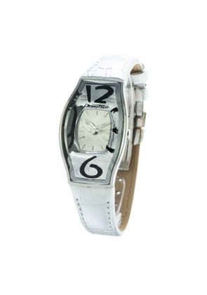 Silver Leather Watch