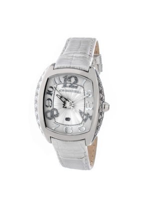 Silver Leather Watch