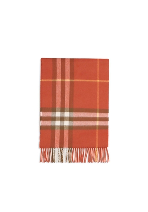 Burberry Red Cashmere Scarf